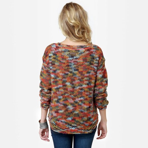 Roxy Multicolor Front Pocket Sweater - Picture 2 of 8